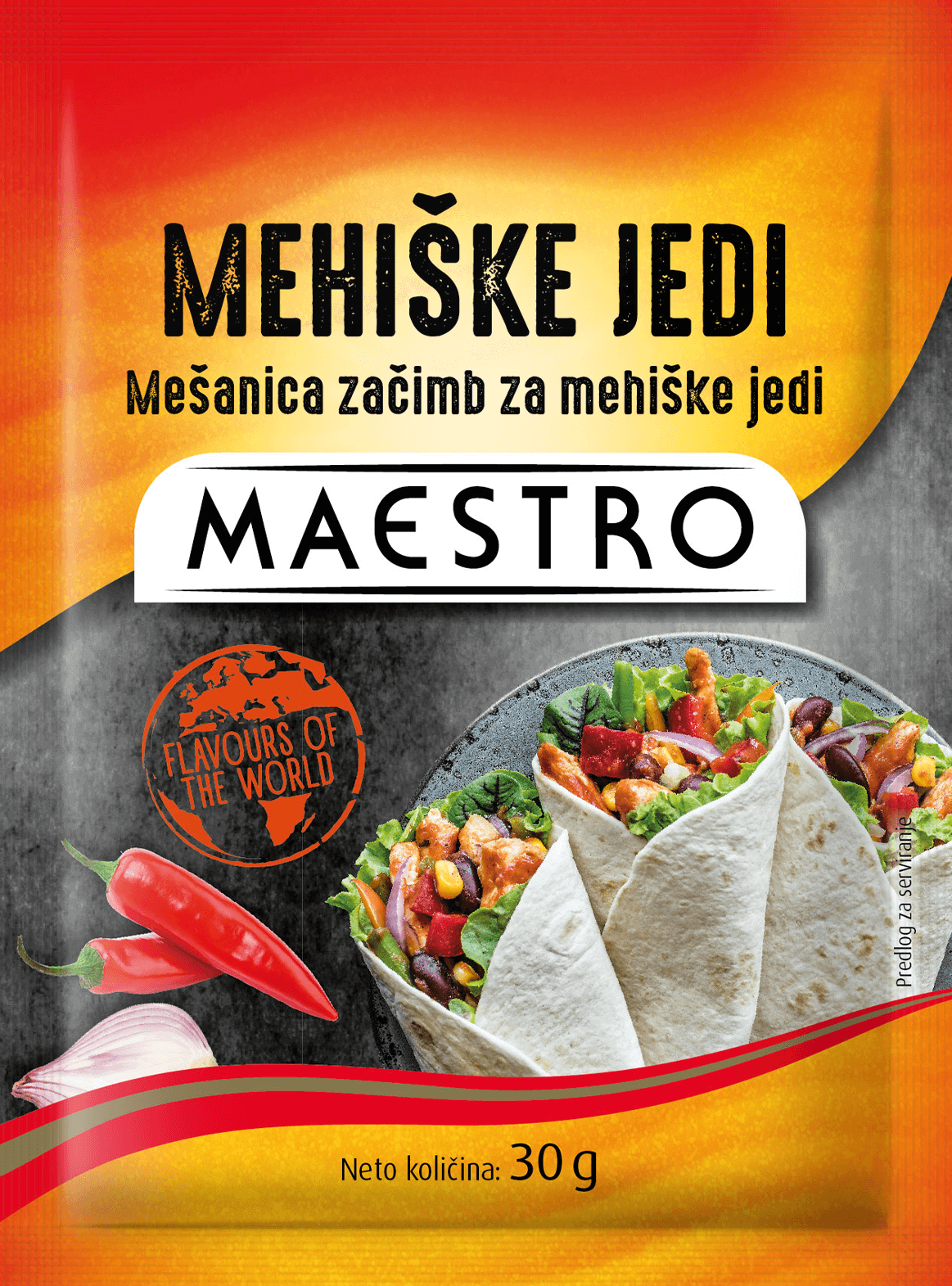 Mešanica začimb za mehiške jedi